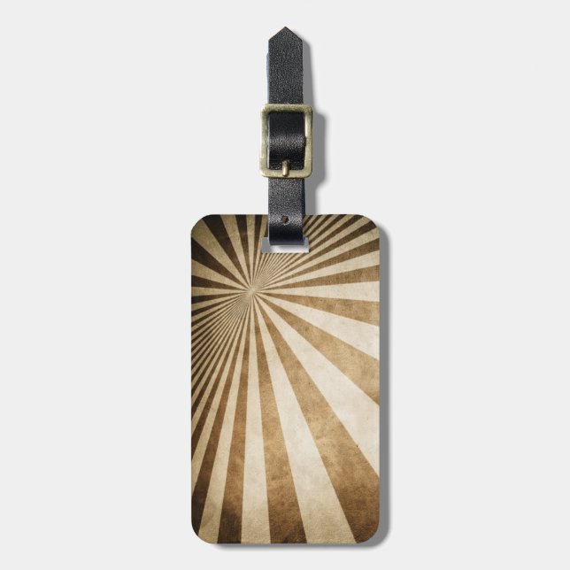 Bakgrund till Retro rand mönster Bagagebricka (Vertikal Framsida)