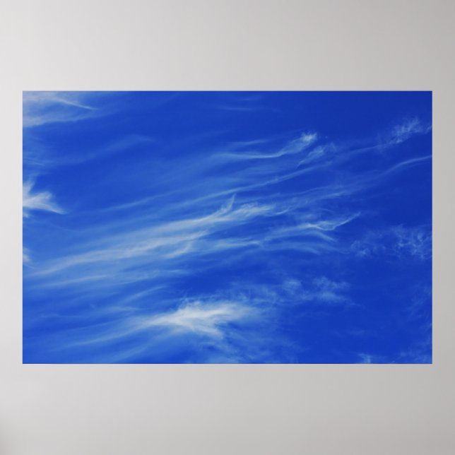 Bakgrunden till blå himmel. poster (Framsidan)