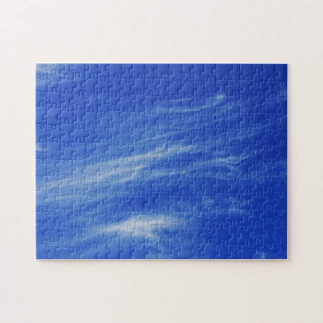 Bakgrunden till blå himmel. pussel (Horisontell)