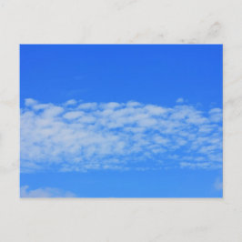 Bakgrunden till blå himmel. vykort