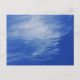 Bakgrunden till blå himmel. vykort