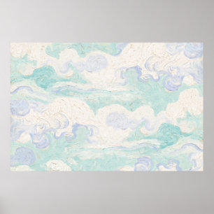 Bakgrunden till himlar, Van Gogh Poster