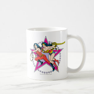  bakgrunden till Woman Star Kaffemugg