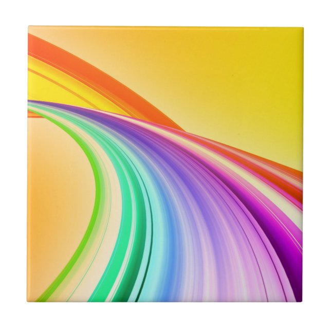 Bakgrundsbanderoll för Orange av abstrakt Gult Kakelplatta (Framsidan)