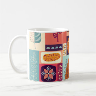 Bakgrundsbild för automatisk dekorativ Vintage Kaffemugg