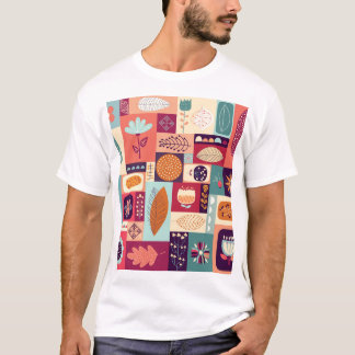 Bakgrundsbild för automatisk dekorativ Vintage T Shirt