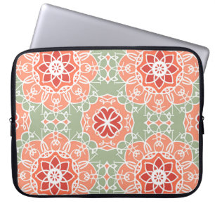 Bakgrundsblomma för vintage. Sömlöst blommönster Laptop Fodral