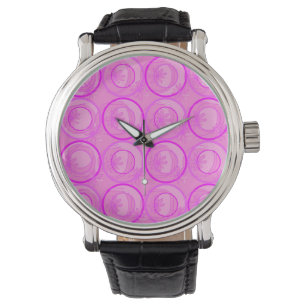 Bakgrundsblommor Rosa födelsedag Armbandsur