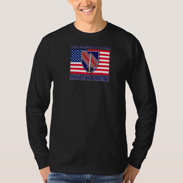 Bakgrundsdesign för den andra säkerhetsstyrkans st t shirt (Framsida)