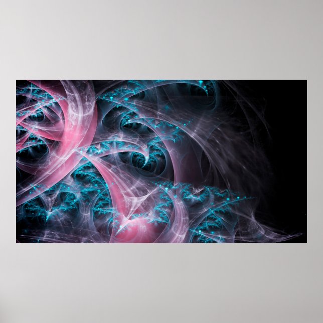 Bakgrundsdesign för Fractal struktur Poster (Framsidan)