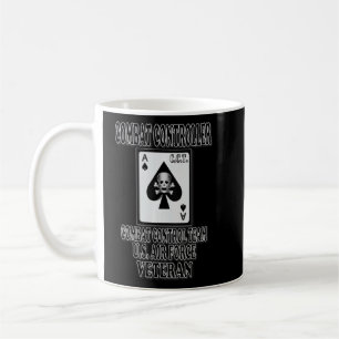 Bakgrundsdesign för kontrollanten för kontrollant kaffemugg