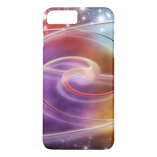bakgrundsdesign för mönster, färgstark bly Case-Mate iPhone skal (Baksida)