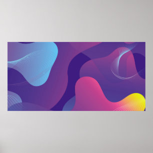 Bakgrundsdesign för övertoning i färg. Abstraktens Poster