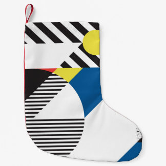 Bakgrundsdesign för Retro Modern Stil Liten Julstrumpa