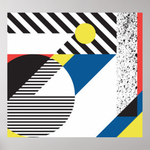 Bakgrundsdesign för Retro Modern Stil Poster