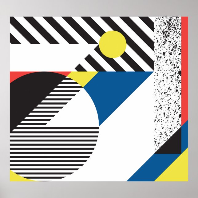 Bakgrundsdesign för Retro Modern Stil Poster (Framsidan)