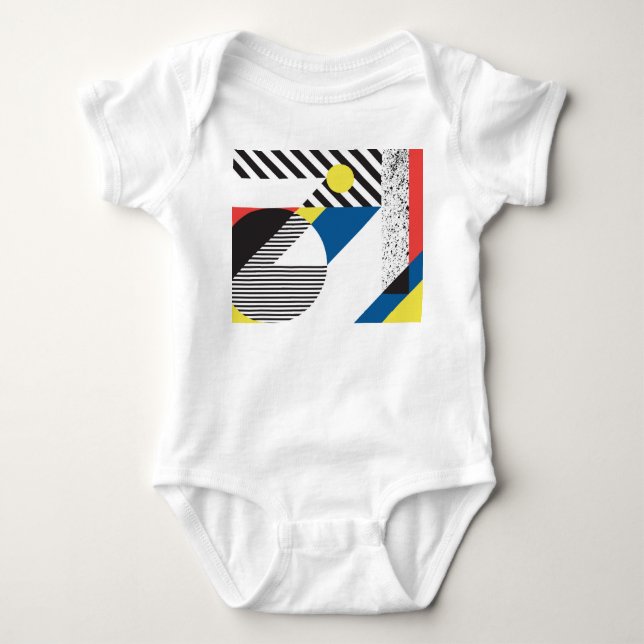 Bakgrundsdesign för Retro Modern Stil T Shirt (Framsida)