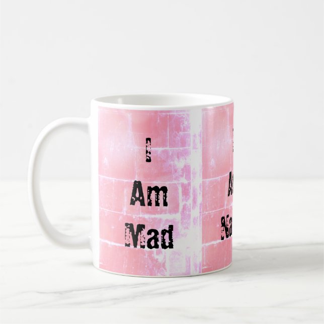 Bakgrundsdesign för Rustik Rosa för självuttryck Kaffemugg (Vänster)