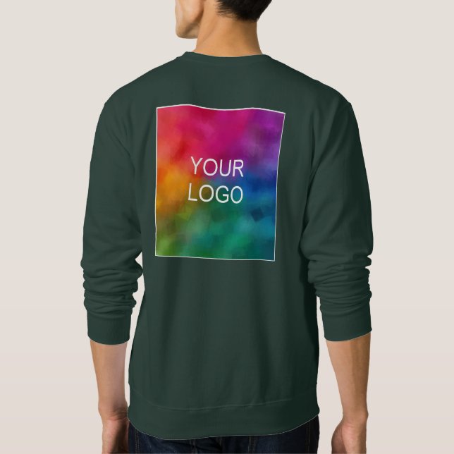 Bakgrundsdesign Lägg till överföring av Business C Lång Ärmad Tröja (Baksida)