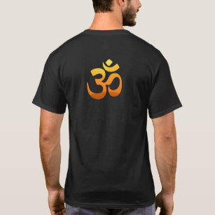 Bakgrundsdesign om Mantra Symbol Meditation Yoga M T Shirt