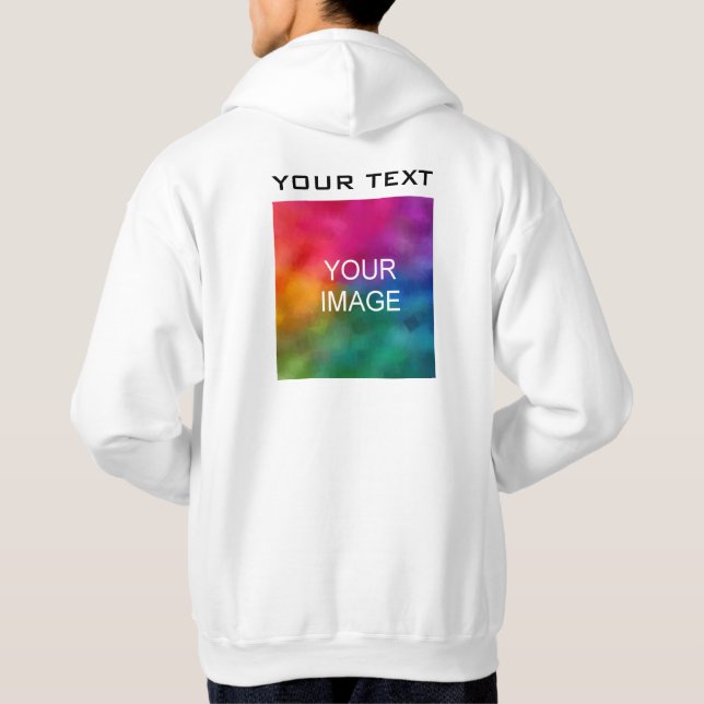 Bakgrundsdesignöverföring Fotobild Manar Modern Bä Hoodie (Baksida)