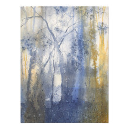 Bakgrundsfärg för Land-vattenpass Fototryck