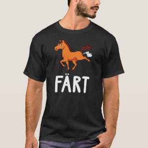 Bakgrundsfärg Häst och Hästar T Shirt