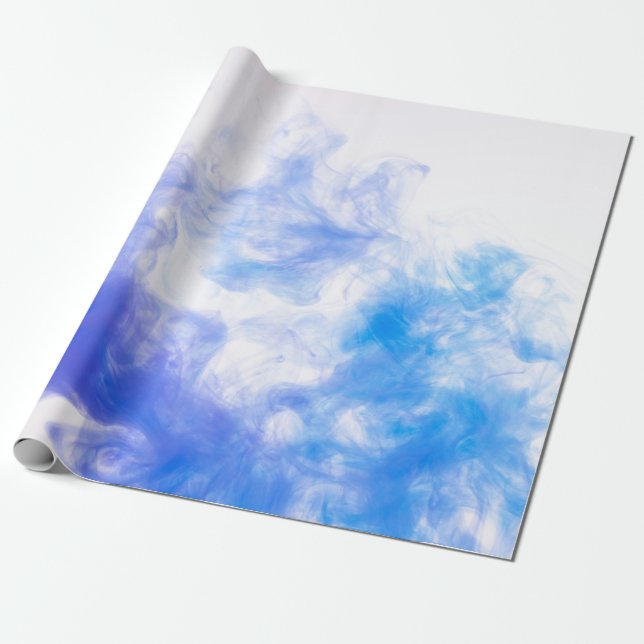 Bakgrundsfärg mönster röken bläck presentpapper (Utrullad)