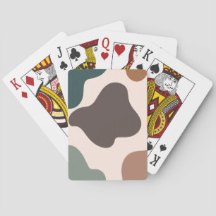 Bakgrundsfärger Pasteller Brun Grön kreativitet Casinokort