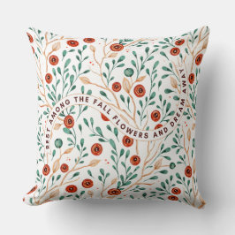 Bakgrundsfyllning för Bright Blommigt Kudde