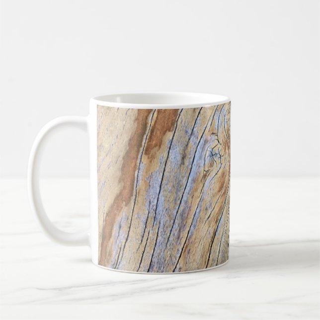 Bakgrundsgrafik av trä struktur,  kaffemugg (Vänster)