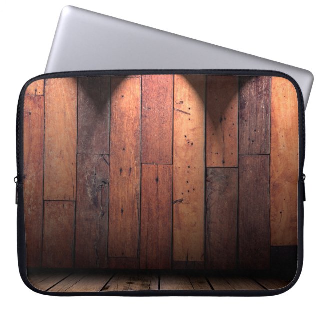 Bakgrundsgrafisk layoutfas laptop fodral (Framsidan)