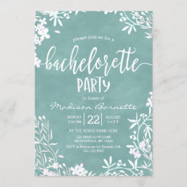 Bakgrundsinbjudan till Bachelorette-partiet i Färg Inbjudningar