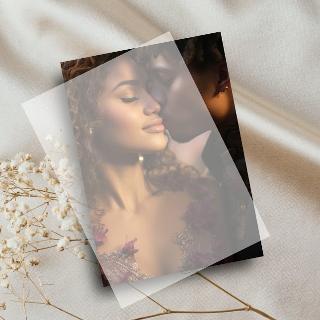 Bakgrundskort för fotot för Vellum-spara datum Inbjudningar (Skapare uppladdad)