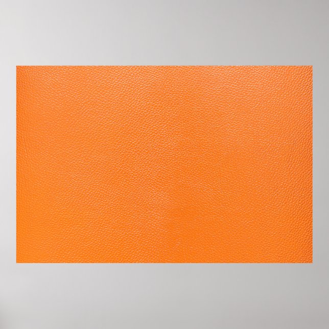 Bakgrundsläder av läder mönster struktur, orange,  poster (Framsidan)