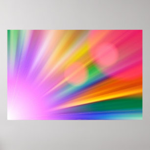 Bakgrundsljusreflektioner i Bokeh Poster