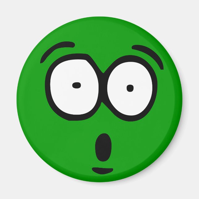 Bakgrundsmagnet för Anpassadet Emoticon Magnet (Framsidan)