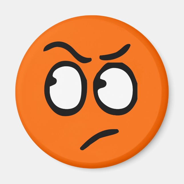 Bakgrundsmagnet för Anpassadet Emoticon Magnet (Framsidan)