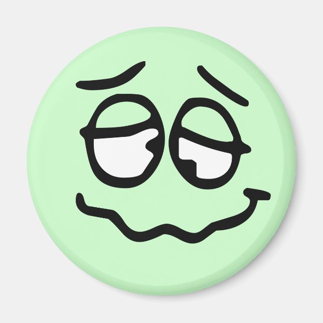 Bakgrundsmagnet för Anpassadet Emoticon Magnet (Framsidan)