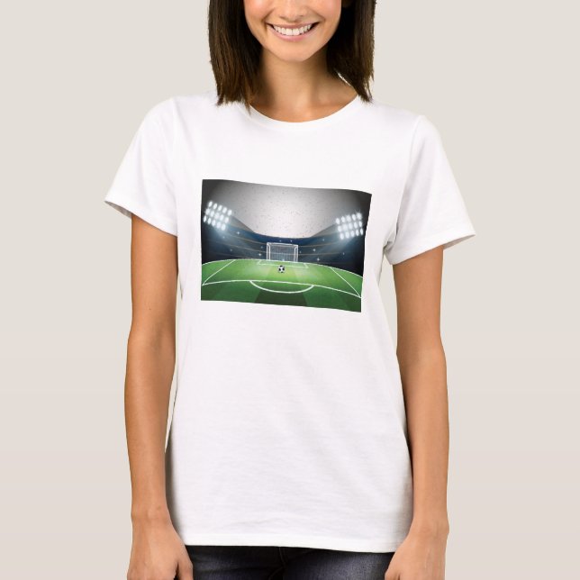 Bakgrundsmål för fotboll t shirt (Framsida)