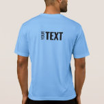 Bakgrundsmall Manar Sport-Tek Activewear T Shirt<br><div class="desc">Lägg till din text här Modern Back Design Print Template Manar Sport-Tek Competitor Activewear Carolina Blue T-Shirt.</div>