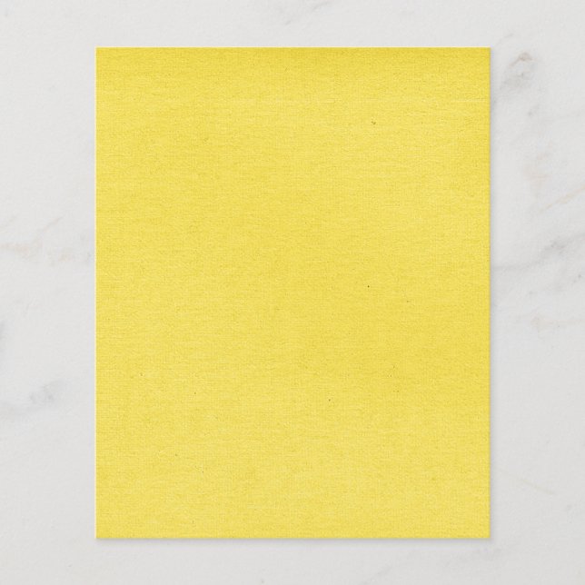 BAKGRUNDSMALLTEXTUR FÖR BAKGRUND AV PPY-solid gult Flygblad (Framsidan)