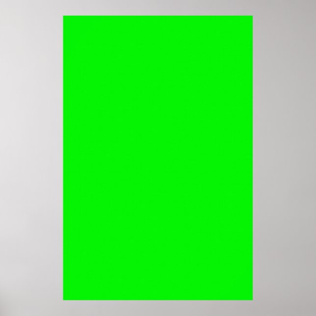 Bakgrundsmedia Papper - Grönt Skärm Chroma Nyckel Poster (Framsidan)