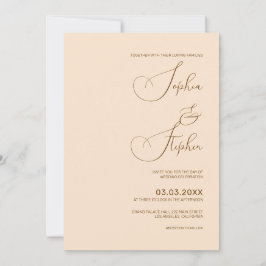  bakgrundsminimalism Bröllop Inbjudningar