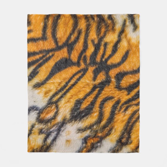 Bakgrundsmönster, tiger, abstrakt fleecefilt (Framsidan)