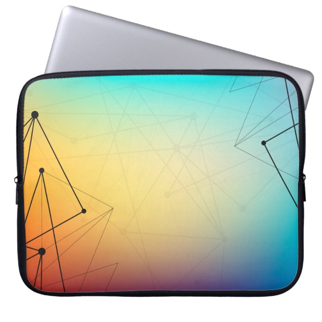 Bakgrundsrad för abstrakt laptop fodral (Framsidan)