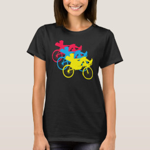 Bakgrundsradering av återcirkulationscykel för Vin T Shirt