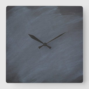 Bakgrundsretur för svart kartong, Stil Fyrkantig Klocka