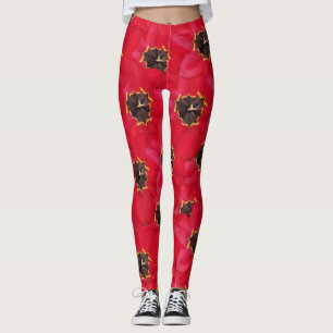 Bakgrundsrör av tulpanlegeringar leggings