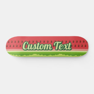 Bakgrundsskateboard för vattenmelonsegment mini skateboard bräda 18,5 cm